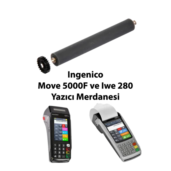 Ingenico Move 5000F ve Iwe 280 Uyumlu Merdane